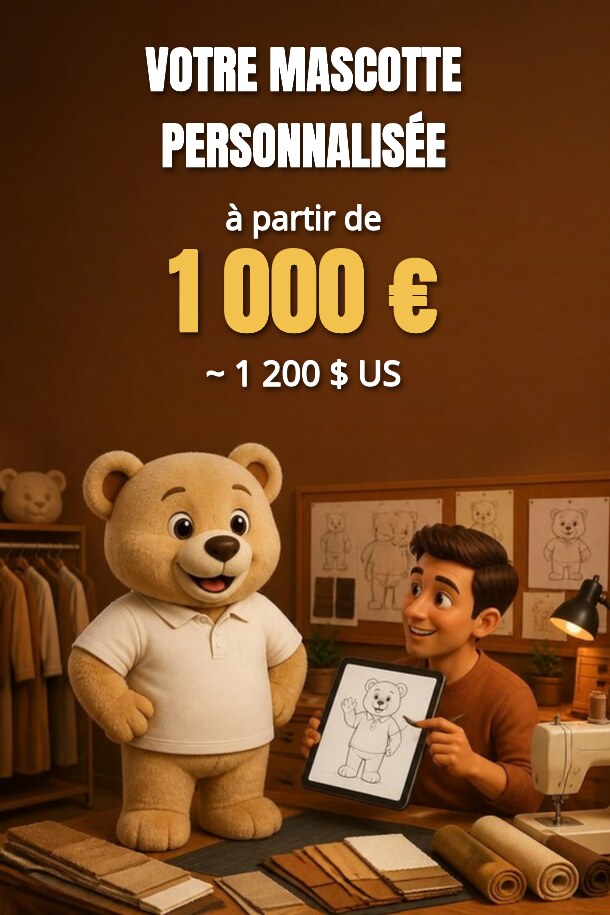 Votre mascotte personnalisée à partir de 1 000 € – Demander un devis