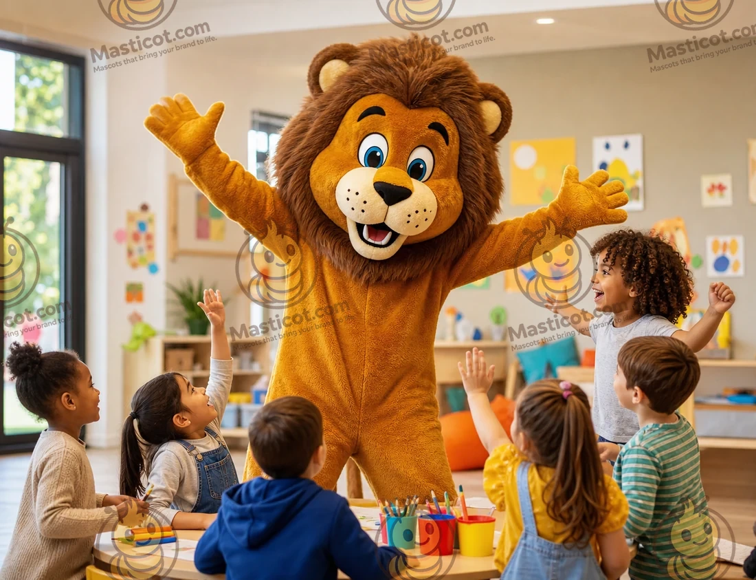 Hur marknadsför en maskot barnaktiviteter på ett center?