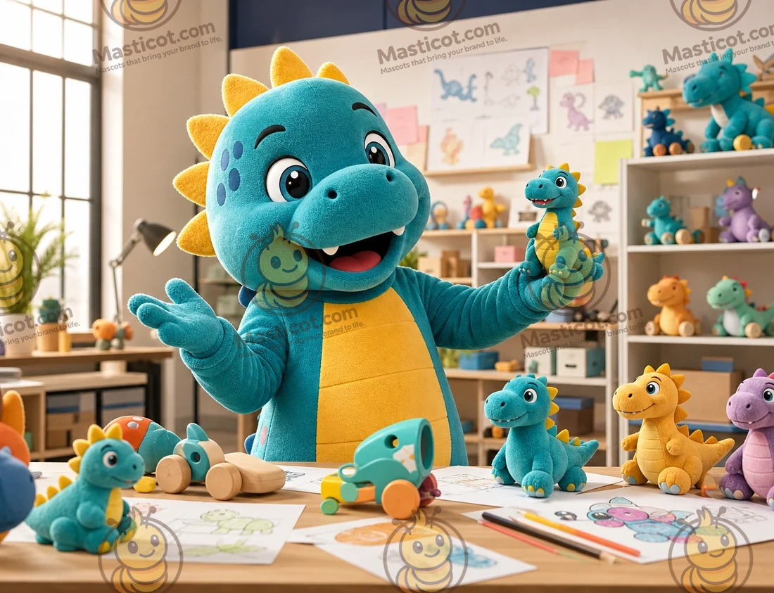 Une marque de jouets : une mascotte pour sa nouvelle gamme