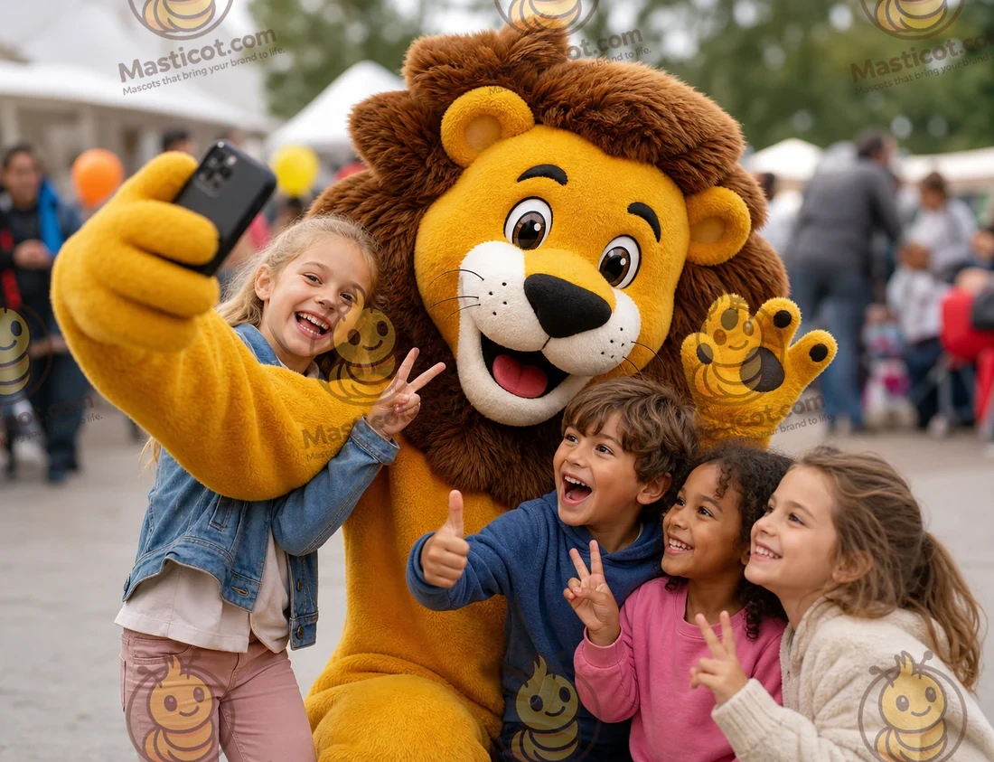 Varför är en maskot användbar för foton med fans?