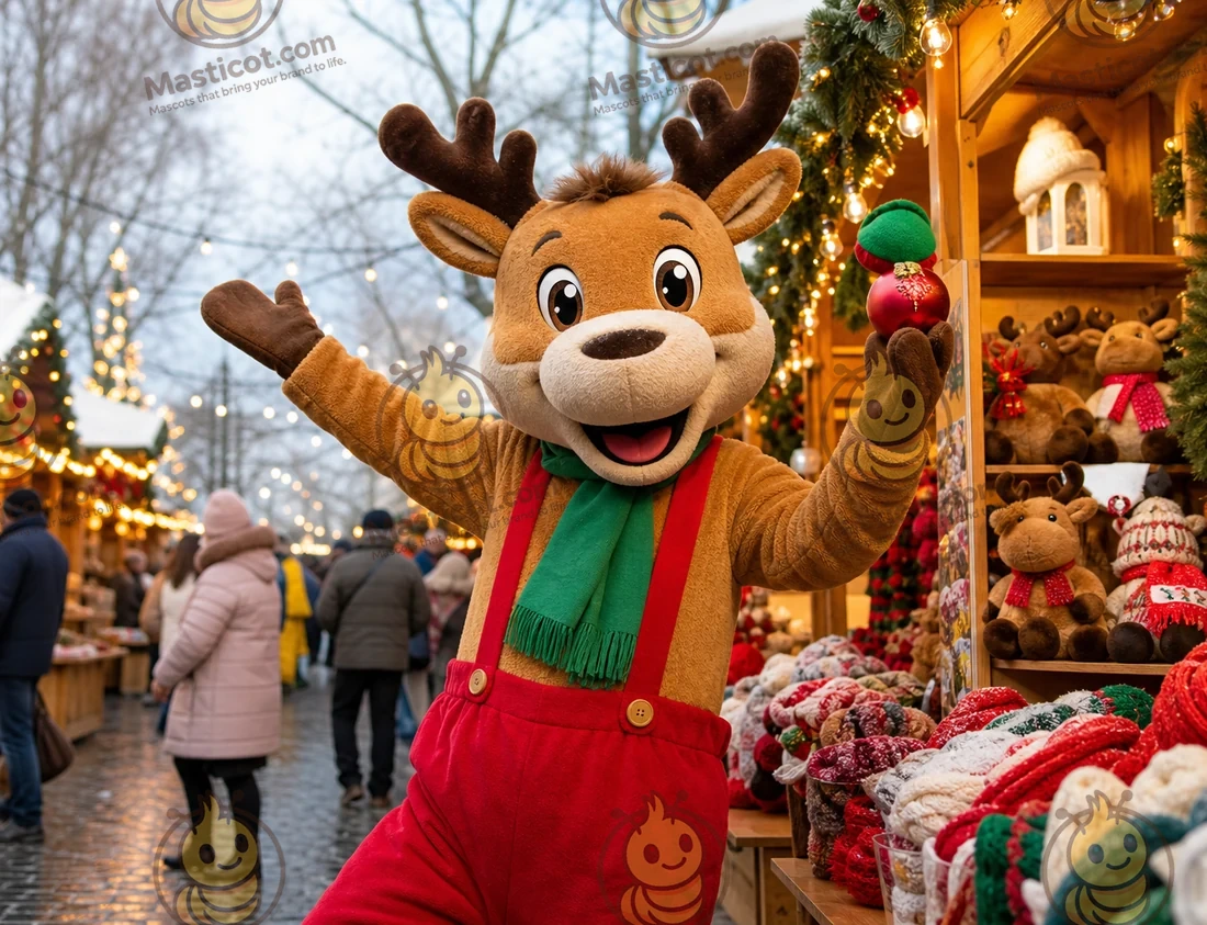 Hvilken maskotdrakt fungerer best for et festlig marked?