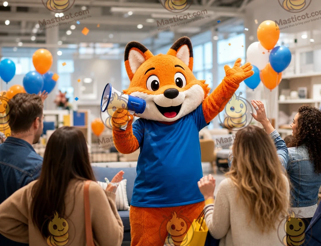 Como uma mascote pode acompanhar uma operação de saldos?