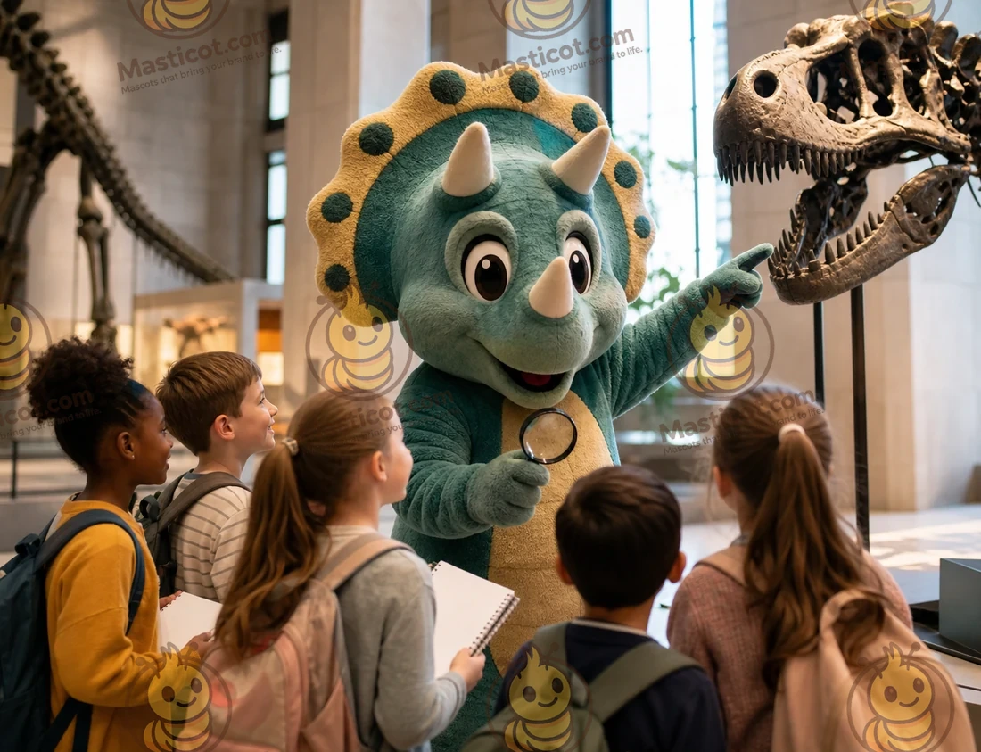 Une mascotte pour les visites scolaires d'un musée
