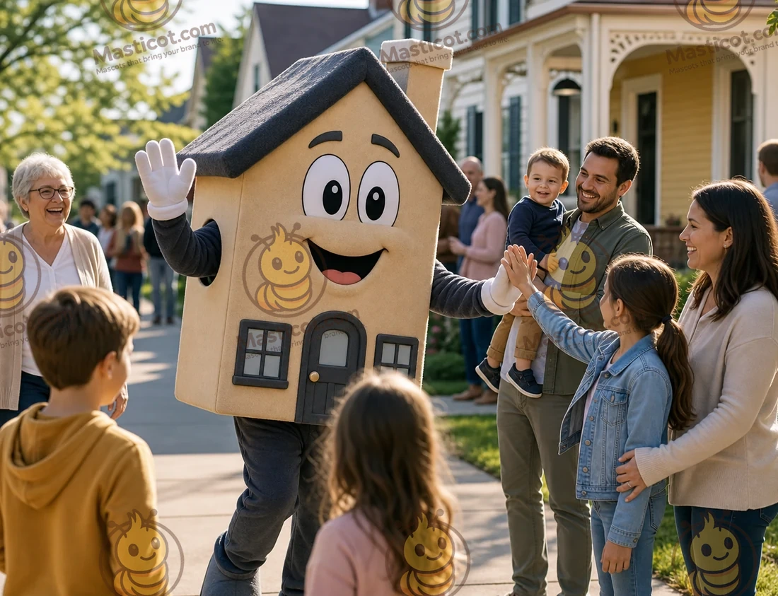 Como torna uma mascote uma marca imobiliária memorável?