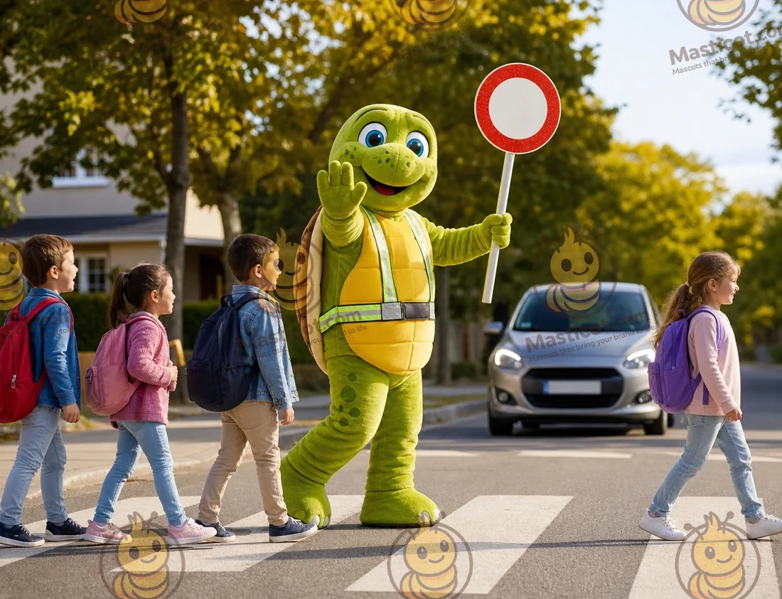 Så ökar en maskot medvetenheten om trafiksäkerhet