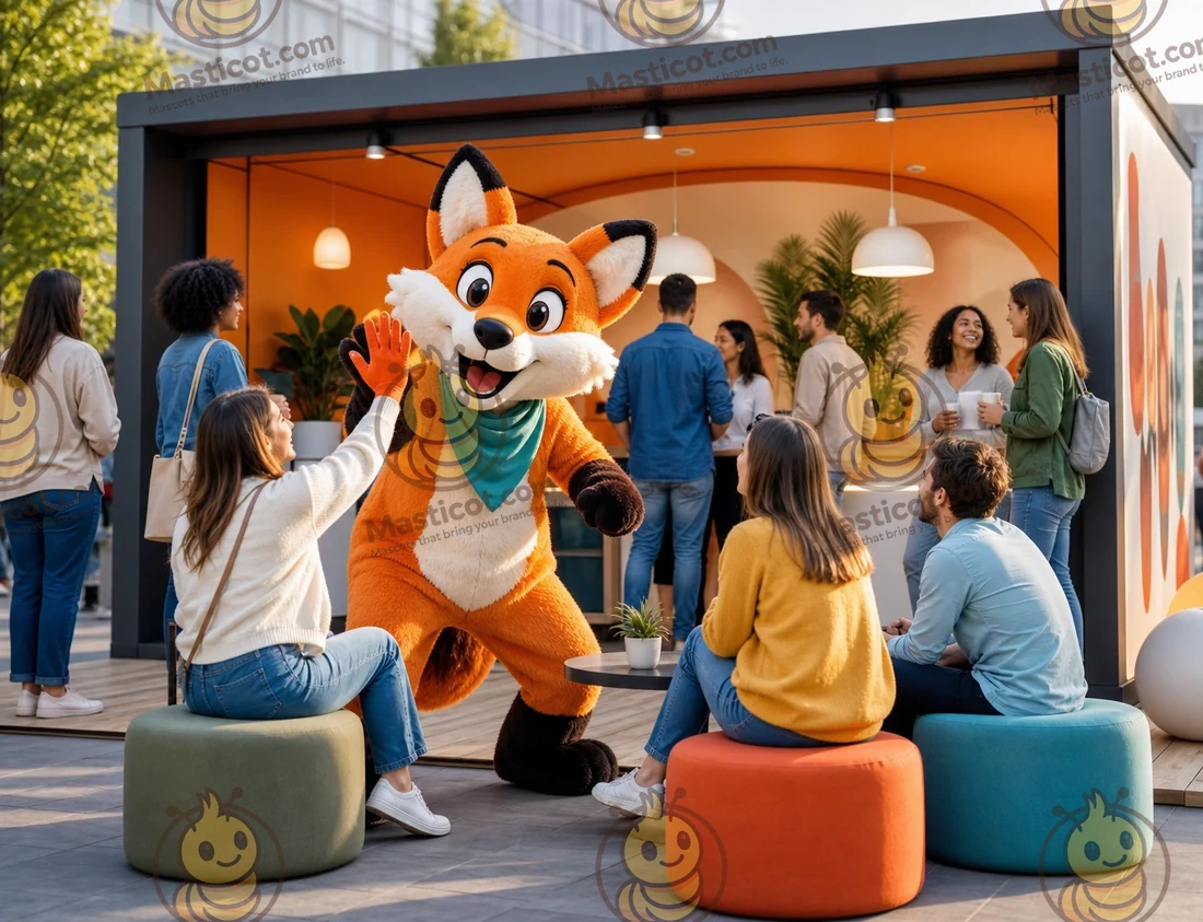 How a Mascot Helps People Engage With a Pop-Up Brand Space